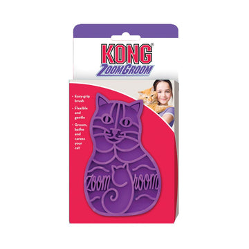 KONG Cat Zoom Groom Rubber Brush  - Soft & Strong