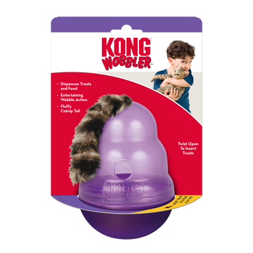 KONG Cat Wobbler interactive treat dispensing cat toy