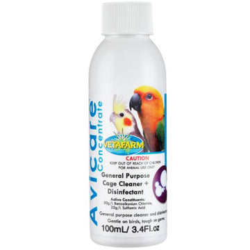 Vetafarm Avicare Concentrate Bird Cage Cleaner & Disinfectant - 100ml