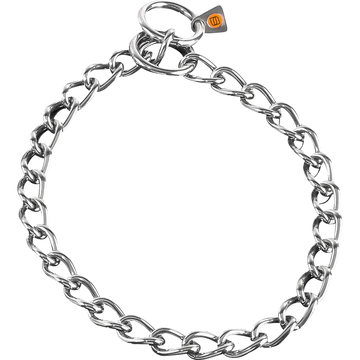 Herm Sprenger Dog Check Collar-Round Link Stainless Steel Rust Free Chain 4mm