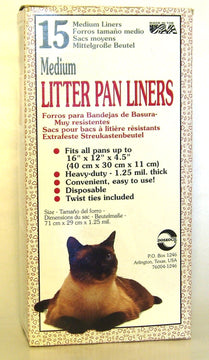 2 x 15 Pack Doskocil Litter Pan Liners - Medium